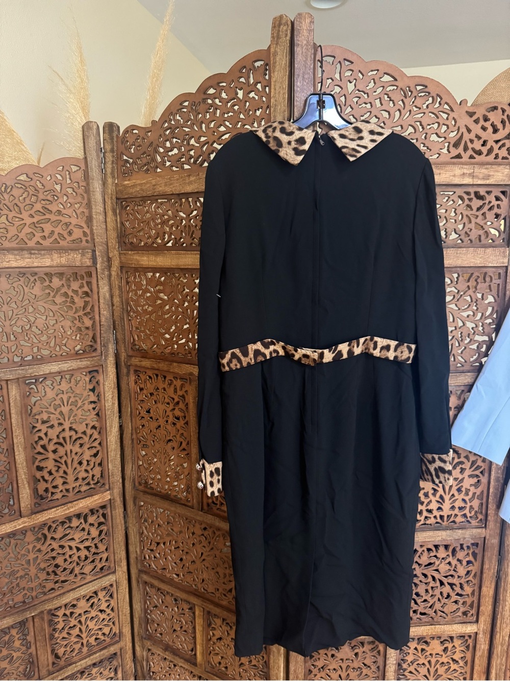 Dolce & Gabbana Black & Leopard Print Dress $2,295 NEW NWT - Picture 5 of 6